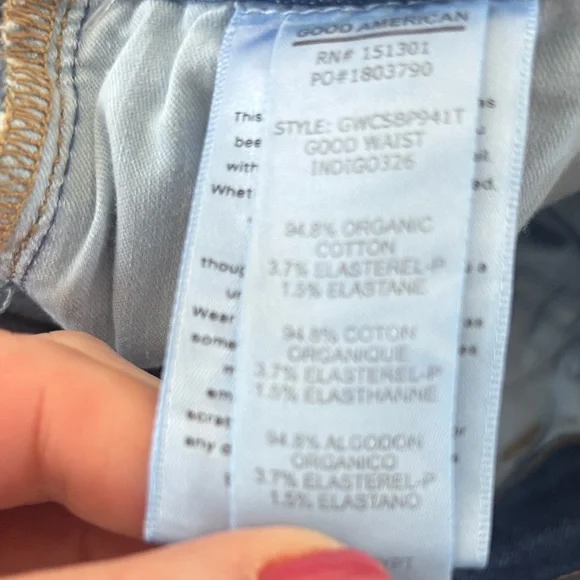 NWT Good American Indigo Ankle Jeans - Picture 7 of 7